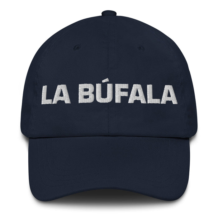 La Búfala The Ox Mexican Spanish Pride Gift Regalo Dad Hat Mexicada Navy