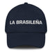 La Brasileña The Brazilian Mexican Spanish Pride Gift Regalo Dad Hat Mexicada Navy