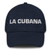 La Cubana The Cuban Mexican Spanish Pride Gift Regalo Dad Hat Mexicada Navy