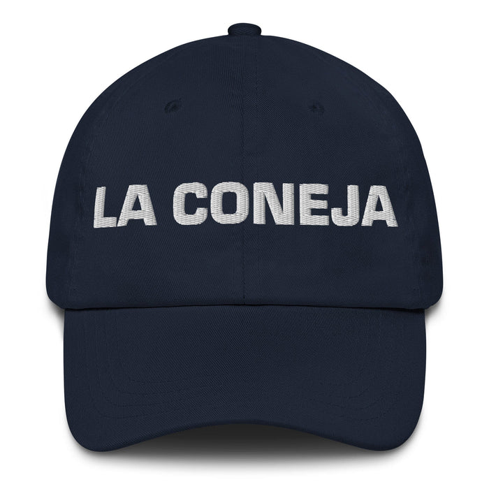 La Coneja The Rabbit Mexican Spanish Pride Gift Regalo Dad Hat Mexicada Navy