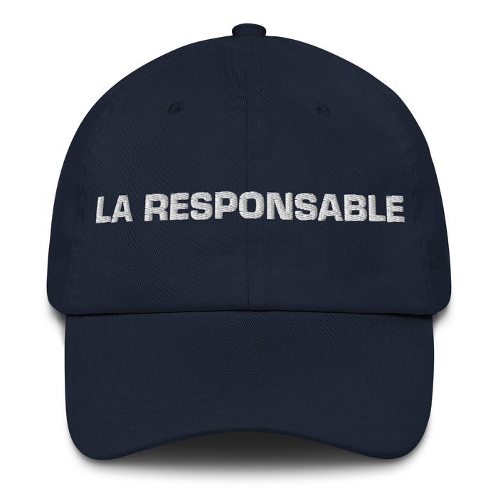 La Responsable The Conscientious Mexican Spanish Pride Gift Regalo Dad Hat Mexicada Navy