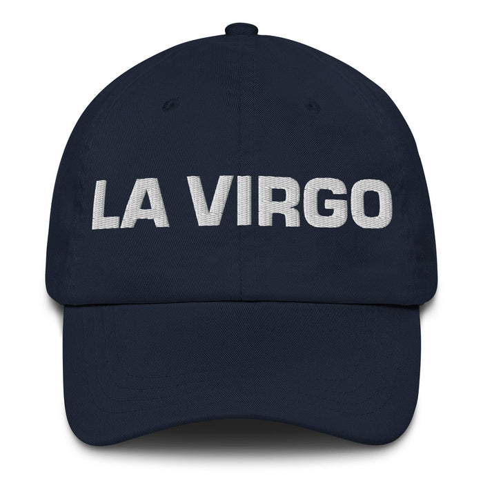 La Virgo The Virgo Mexican Spanish Pride Gift Regalo Dad Hat Mexicada Navy