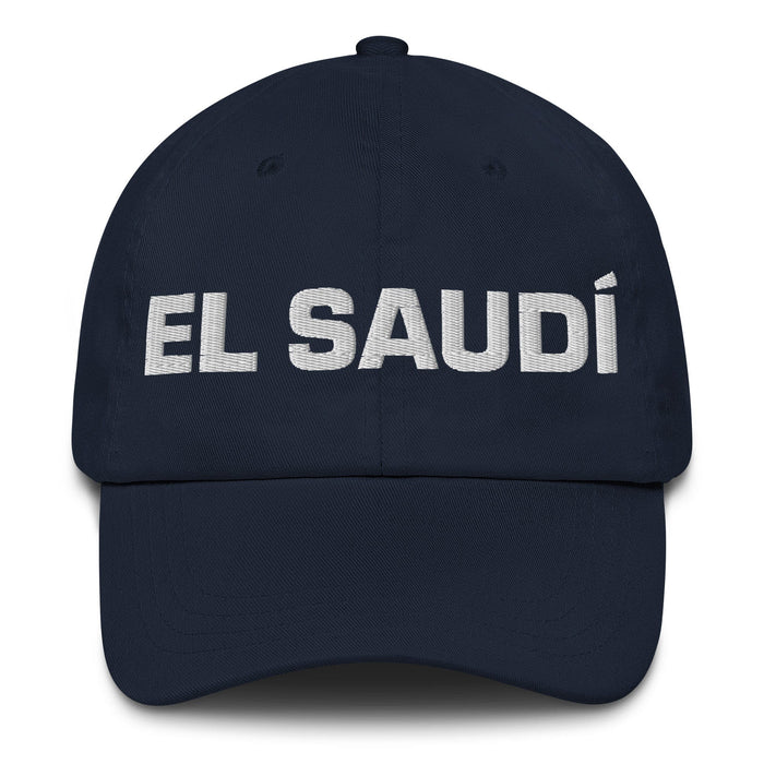 El Saudí The Saudi Mexican Spanish Pride Gift Regalo Dad Hat Mexicada Navy