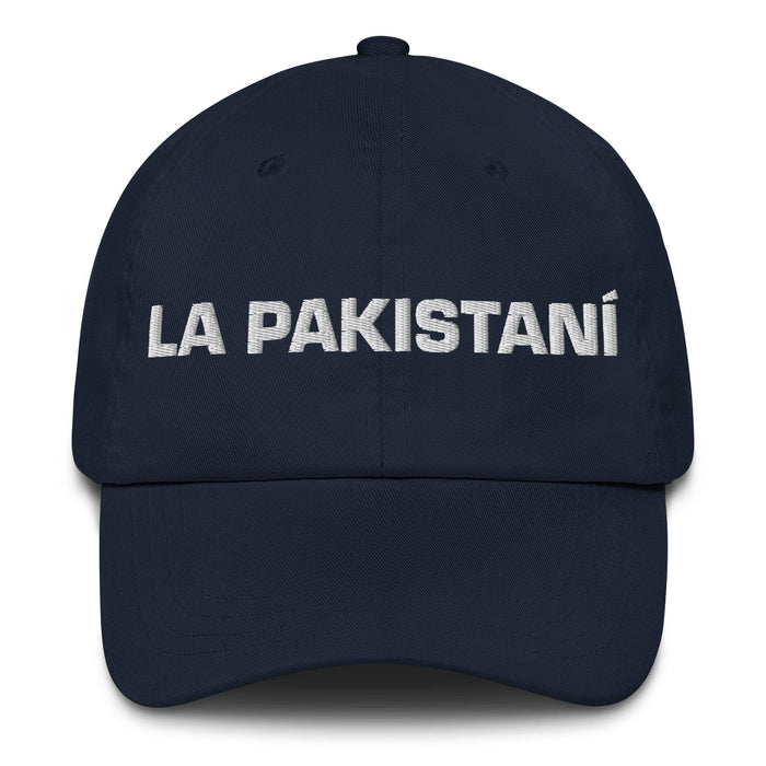 La Pakistaní The Pakistani Mexican Spanish Pride Gift Regalo Dad Hat Mexicada Navy