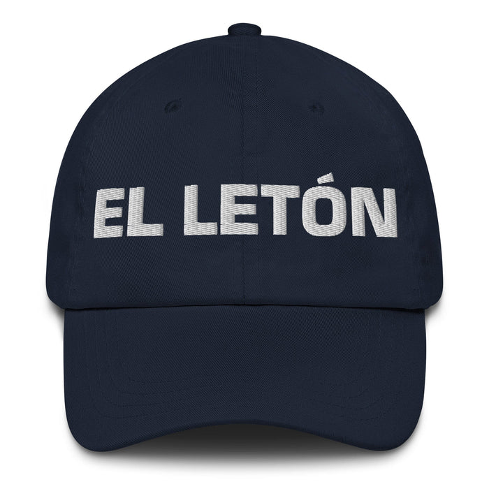 El Letón The Latvian Mexican Spanish Pride Gift Regalo Dad Hat Mexicada Navy