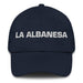 La Albanesa The Albanian Mexican Spanish Pride Gift Regalo Dad Hat Mexicada Navy