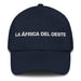 La África Del Oeste The West African Mexican Spanish Pride Gift Regalo Dad Hat Mexicada Navy