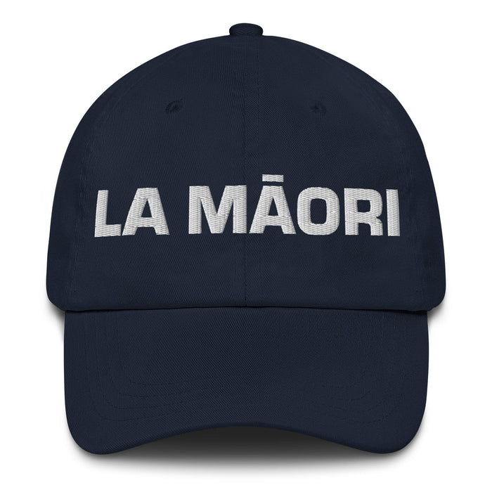 La Māori The Māori Mexican Spanish Pride Gift Regalo Dad Hat Mexicada Navy