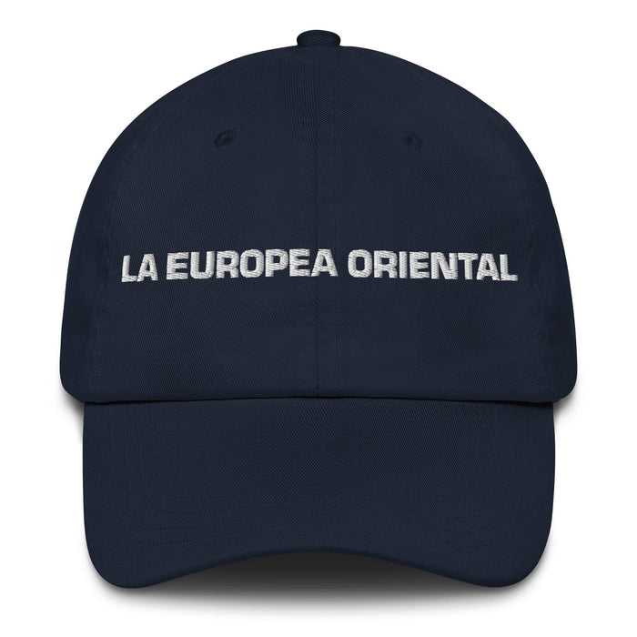 La Europea Oriental The Eastern European Mexican Spanish Pride Gift Regalo Dad Hat Mexicada Navy