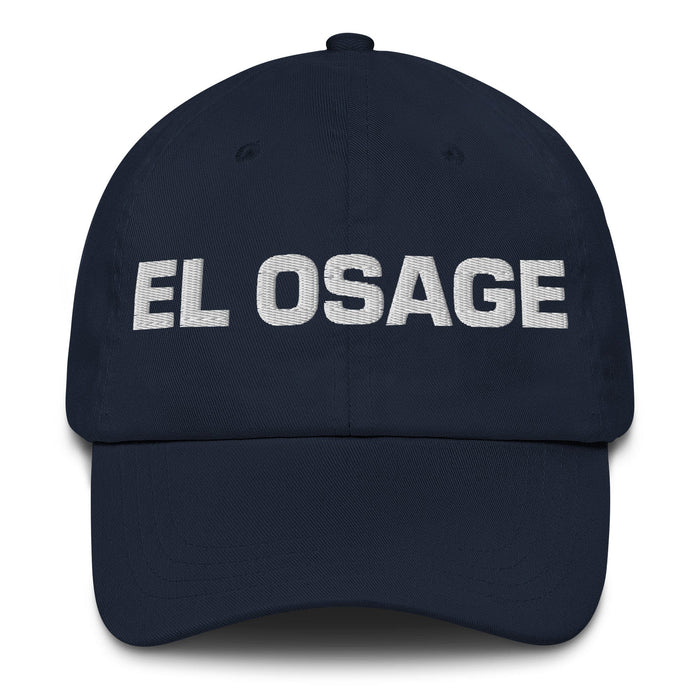 El Osage The Osage Mexican Spanish Pride Gift Regalo Dad Hat Mexicada Navy