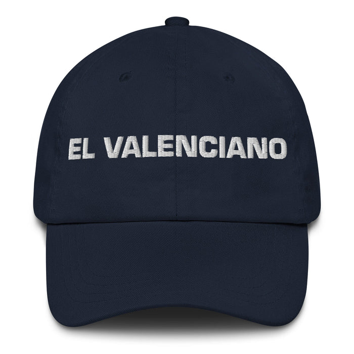 El Valenciano The Valencian Mexican Spanish Pride Gift Regalo Dad Hat Mexicada Navy