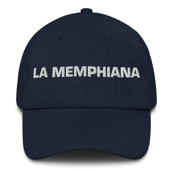 La Memphiana The Memphis Resident Mexican Spanish Pride Gift Regalo Dad Hat Mexicada Navy