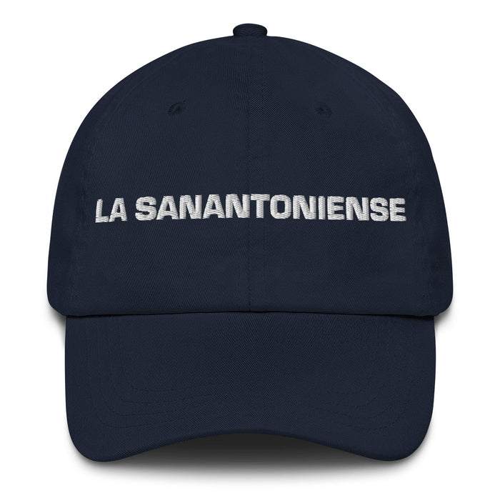 La Sanantoniense The San Antonio Resident Mexican Spanish Pride Gift Regalo Dad Hat Mexicada Navy