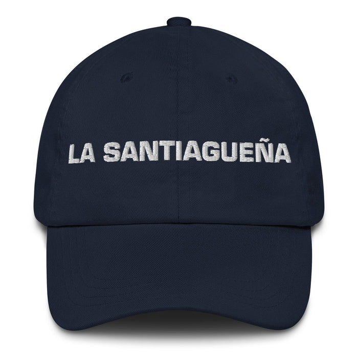 La Santiagueña The Santiago Resident Mexican Spanish Pride Gift Regalo Dad Hat Mexicada Navy