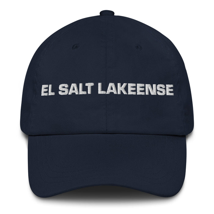 El Salt Lakeense The Salt Lake City Resident Mexican Spanish Pride Gift Regalo Dad Hat Mexicada Navy