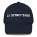 La Detroitense The Detroiter Mexican Spanish Pride Gift Regalo Dad Hat Mexicada Navy