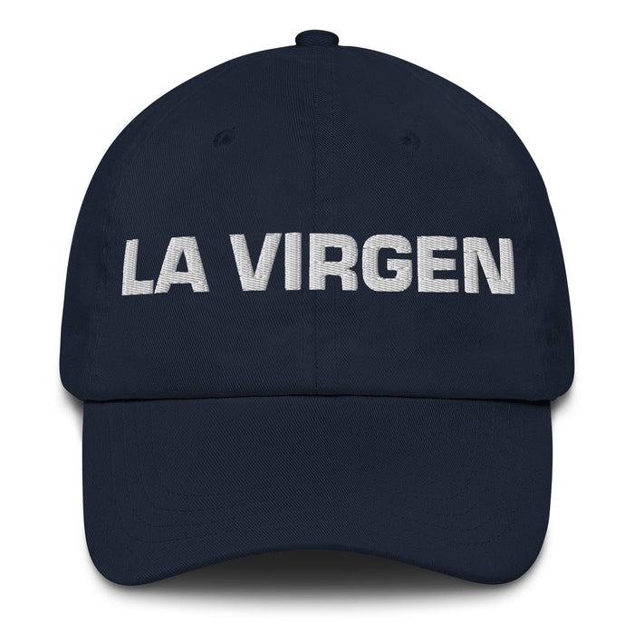 La Virgen The Shocked One Mexican Spanish Pride Gift Regalo Dad Hat Mexicada Navy