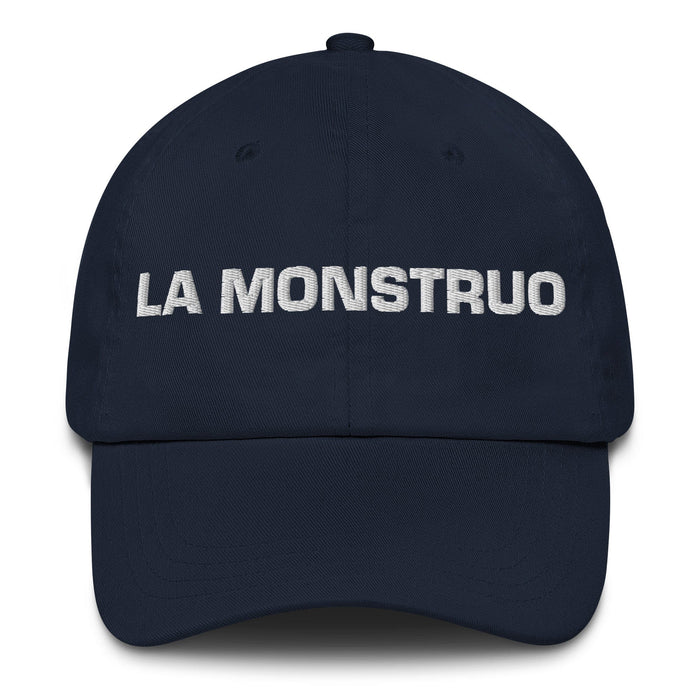 La Monstruo The Monster Mexican Spanish Pride Gift Regalo Dad Hat Mexicada Navy