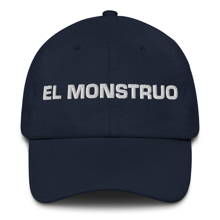 El Monstruo The Monster Mexican Spanish Pride Gift Regalo Dad Hat Mexicada Navy