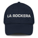 La Rockera The Rocker Mexican Spanish Pride Gift Regalo Dad Hat Mexicada Navy