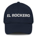 El Rockero The Rocker Mexican Spanish Pride Gift Regalo Dad Hat Mexicada Navy