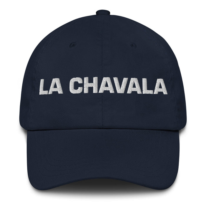 La Chavala The Kid Mexican Spanish Pride Gift Regalo Dad Hat Mexicada Navy