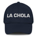 La Chola The Chola/Cholo Mexican Spanish Pride Gift Regalo Dad Hat Mexicada Navy