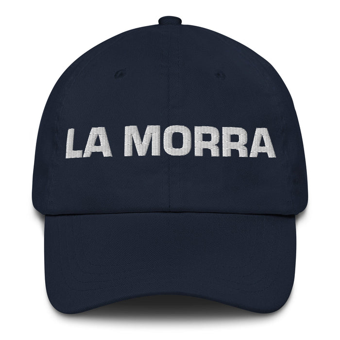 La Morra The Girl/The Boy Mexican Spanish Pride Gift Regalo Dad Hat Mexicada Navy