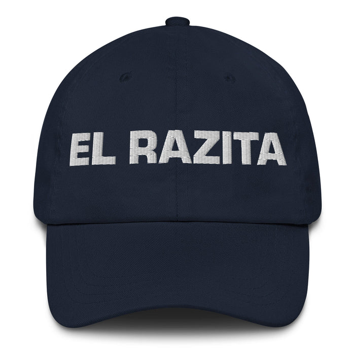 El Razita The Little Homie Mexican Spanish Pride Gift Regalo Dad Hat Mexicada Navy