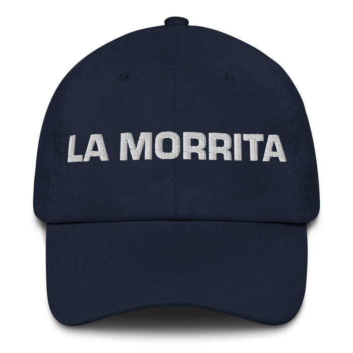 La Morrita The Little Girl/Boy Mexican Spanish Pride Gift Regalo Dad Hat Mexicada Navy