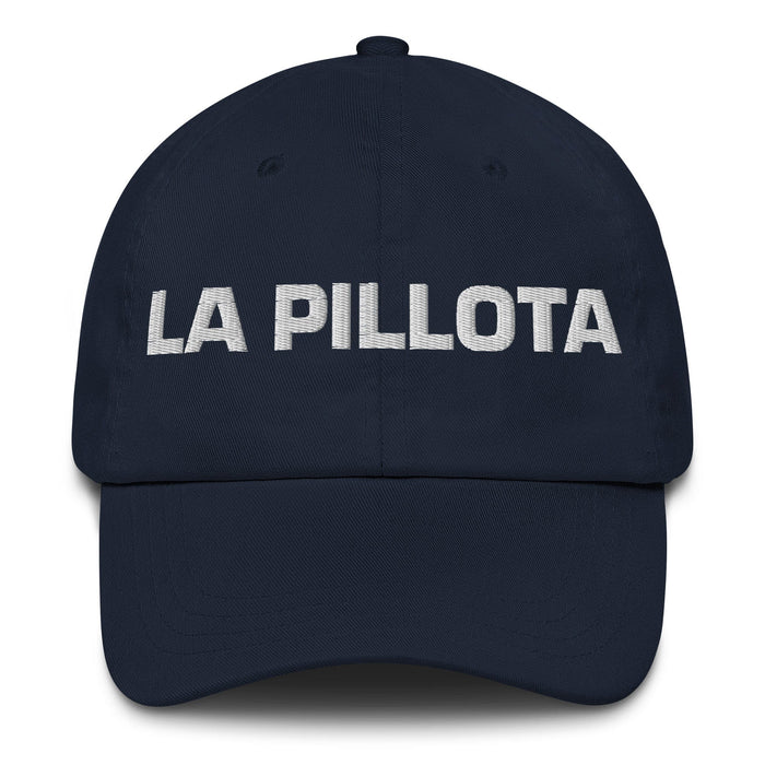 La Pillota The Little Rascal Mexican Spanish Pride Gift Regalo Dad Hat Mexicada Navy