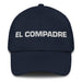 El Compadre The Co-Mother / The Co-Father (Relationship Between Godparents And Parents) Mexican Spanish Pride Gift Regalo Dad Hat Mexicada Navy