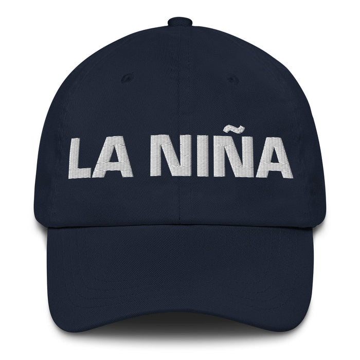 La Niña The Girl / The Boy Mexican Spanish Pride Gift Regalo Dad Hat Mexicada Navy