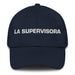 La Supervisora The Supervisor Mexican Spanish Pride Gift Regalo Dad Hat Mexicada Navy