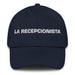 La Recepcionista The Receptionist Mexican Spanish Pride Gift Regalo Dad Hat Mexicada Navy