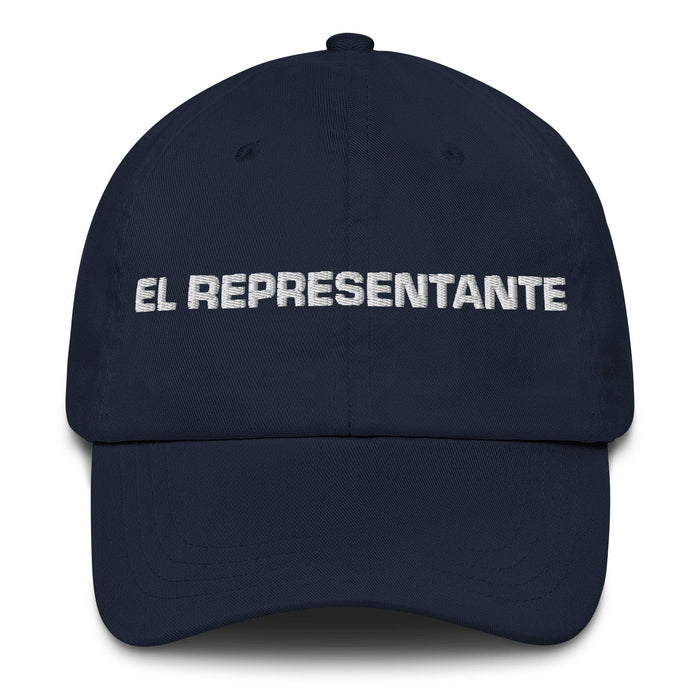 El Representante The Representative Mexican Spanish Pride Gift Regalo Dad Hat Mexicada Navy