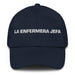 La Enfermera Jefa The Head Nurse Mexican Spanish Pride Gift Regalo Dad Hat Mexicada Navy