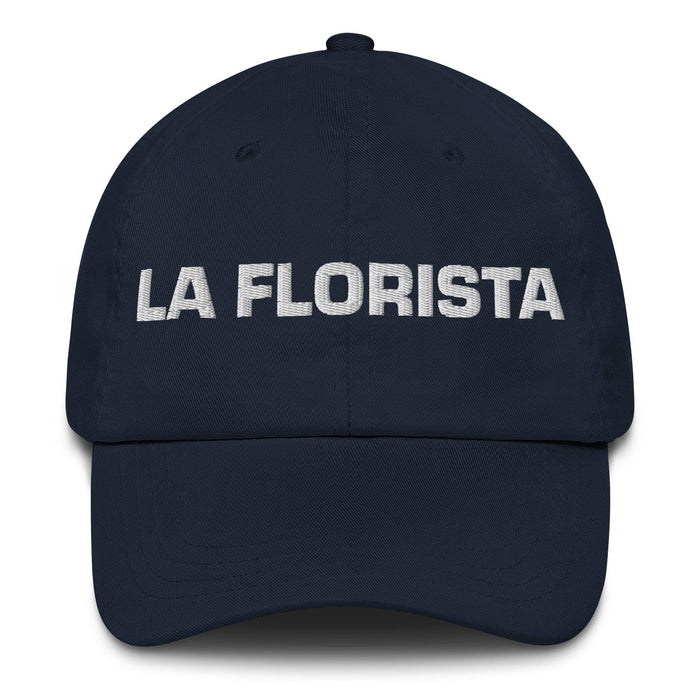 La Florista The Florist Mexican Spanish Pride Gift Regalo Dad Hat Mexicada Navy