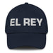 El Rey The Queen / The King Mexican Spanish Pride Gift Regalo Dad Hat Mexicada Navy