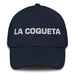 La Coqueta The Flirt Mexican Spanish Pride Gift Regalo Dad Hat Mexicada Navy