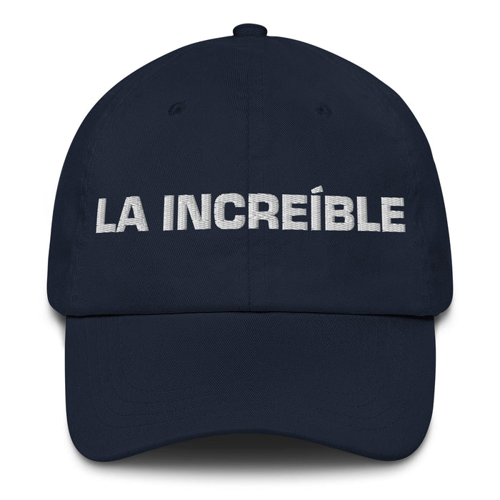 La Increíble The Incredible Mexican Spanish Pride Gift Regalo Dad Hat Mexicada Navy