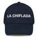 La Chiflada The Crazy One Mexican Spanish Pride Gift Regalo Dad Hat Mexicada Navy