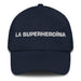 La Superheroína The Superhero Mexican Spanish Pride Gift Regalo Dad Hat Mexicada Navy