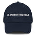 La Indestructible The Indestructible Mexican Spanish Pride Gift Regalo Dad Hat Mexicada Navy