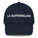 La Supermujer The Superwoman / The Superman Mexican Spanish Pride Gift Regalo Dad Hat Mexicada Navy