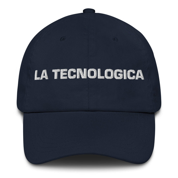 La Tecnologica The Techie Mexican Spanish Pride Gift Regalo Dad Hat Mexicada Navy