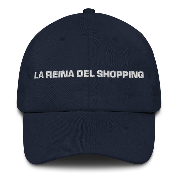 La Reina Del Shopping The Shopping Queen / King Mexican Spanish Pride Gift Regalo Dad Hat Mexicada Navy