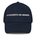 La Experta En Memes The Meme Expert Mexican Spanish Pride Gift Regalo Dad Hat Mexicada Navy