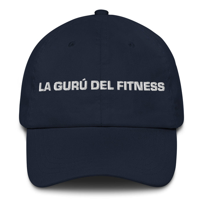 La Gurú Del Fitness The Fitness Guru Mexican Spanish Pride Gift Regalo Dad Hat Mexicada Navy