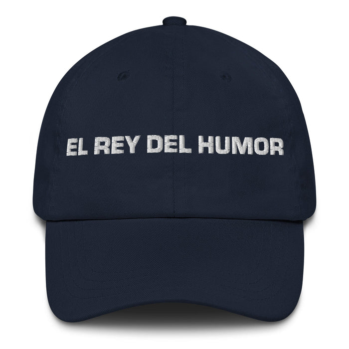 El Rey Del Humor The Humor Queen / King Mexican Spanish Pride Gift Regalo Dad Hat Mexicada Navy